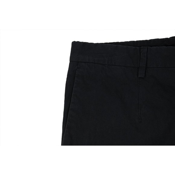 Dolce & Gabbana Mens Shorts Size 46 Small Black Cotton Flat Front Chino Bermuda - Picture 5 of 8